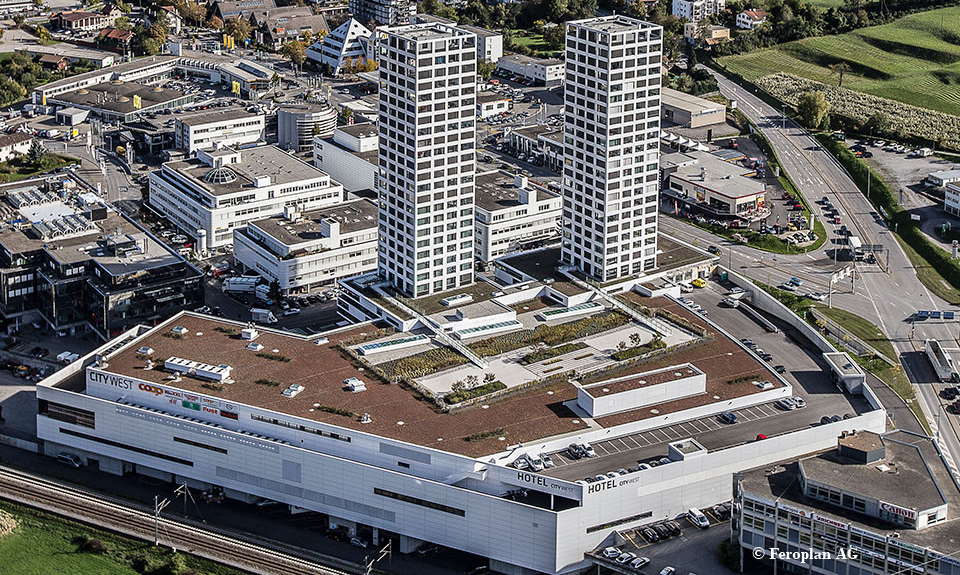 Das grösste der beiden installierten Blockheizkraftwerke (BHKW) befindet sich im Zentrum City West, das bereits gezielt ausgebaut wird.