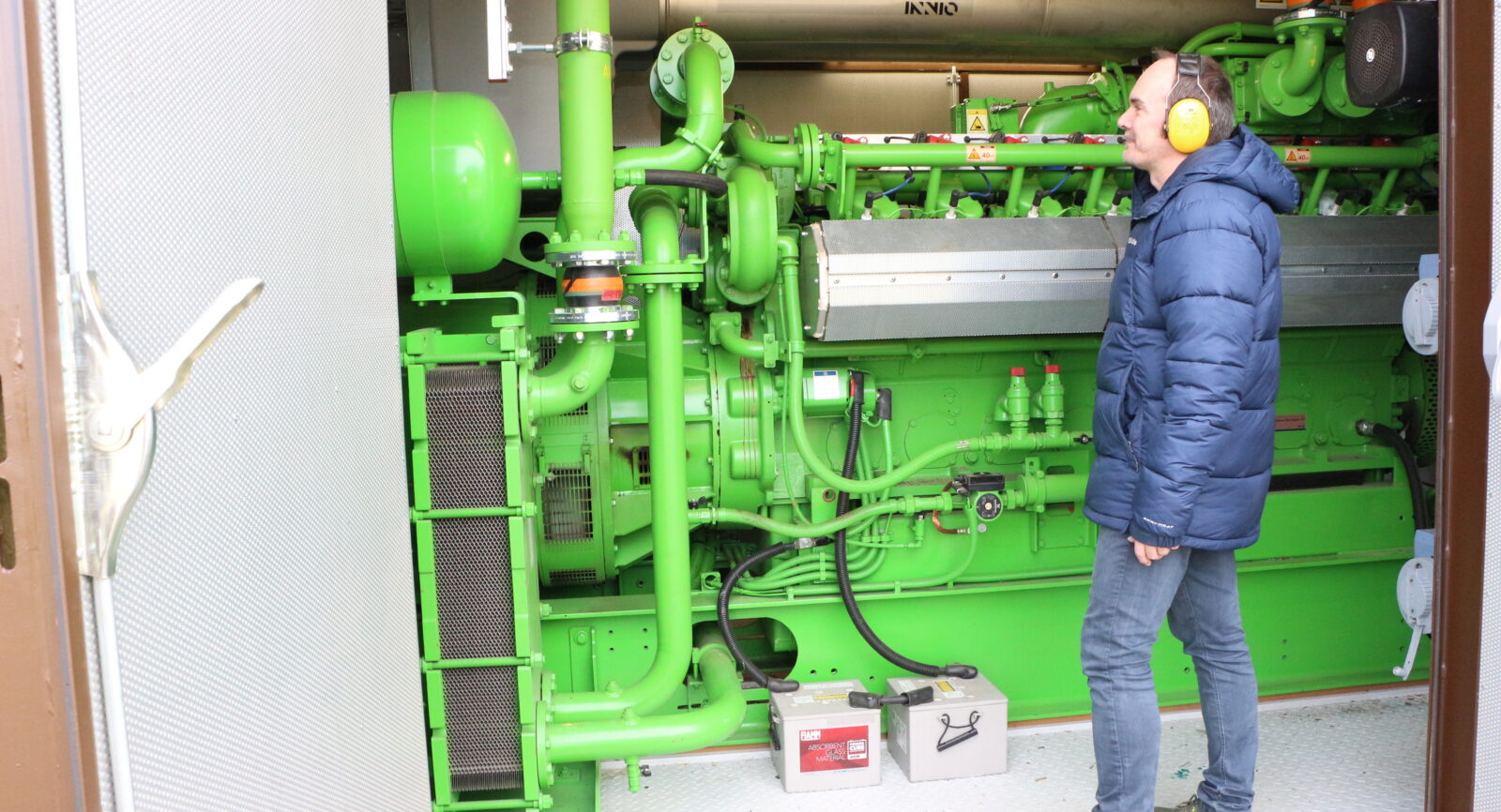 André Deroulers: «La centrale de cogénération est en service depuis 13 mois et nous n’avions pour l’instant qu’une seule panne de compresseur de gaz.»