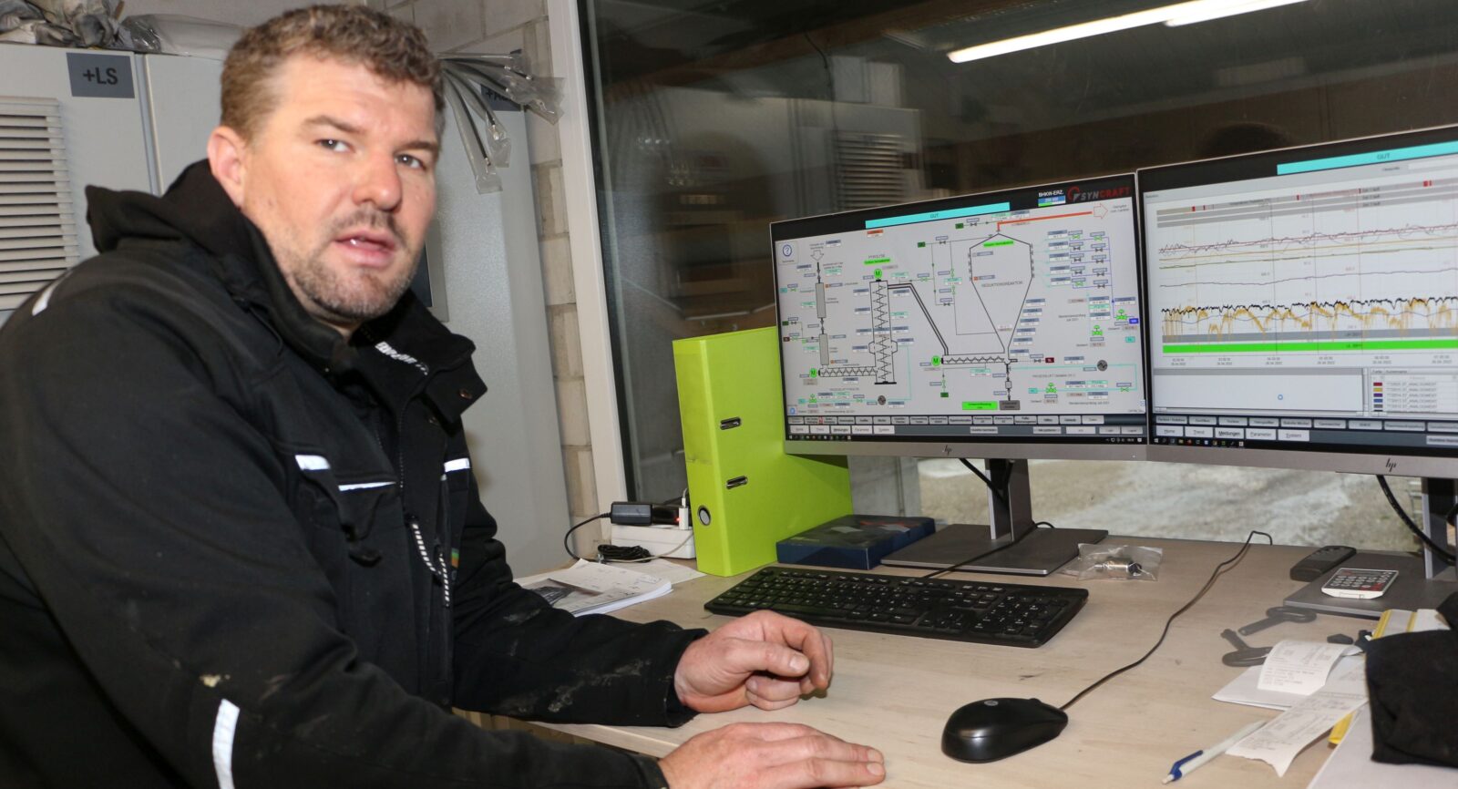 Modernste Software-Entwicklung macht es möglich: Die ganze Kraftwerks-Anlage lässt sich über eine Mobil-App von zuhause aus steuern und überwachen.