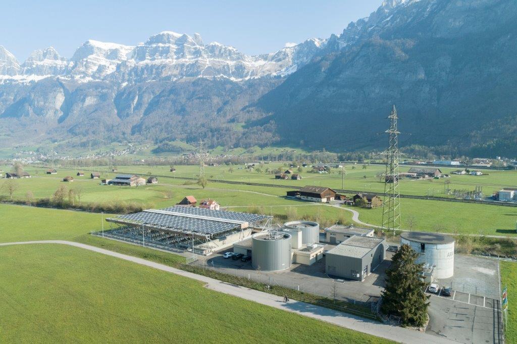 Für ihr energetisches Konzept wurde die ARA Seez mit dem Preis «Médaille d’eau» für energieeffiziente Kläranlagen ausgezeichnet. 